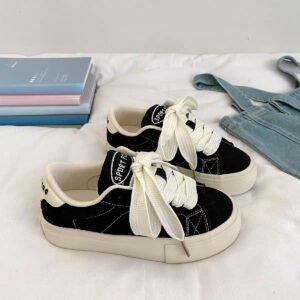 Women Platform Sneakers – Thick Sole Everyday Comfort Shoes